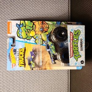 Hot Wheels Teenage Mutant Ninja Turtles Monster Truck Unopened Leonardo